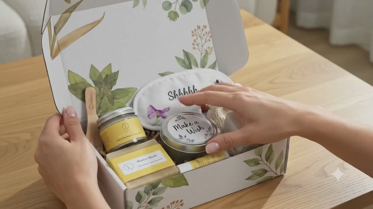Natural Citrus Bath & Body Gift Set – Thinking of You Self-Care Gift