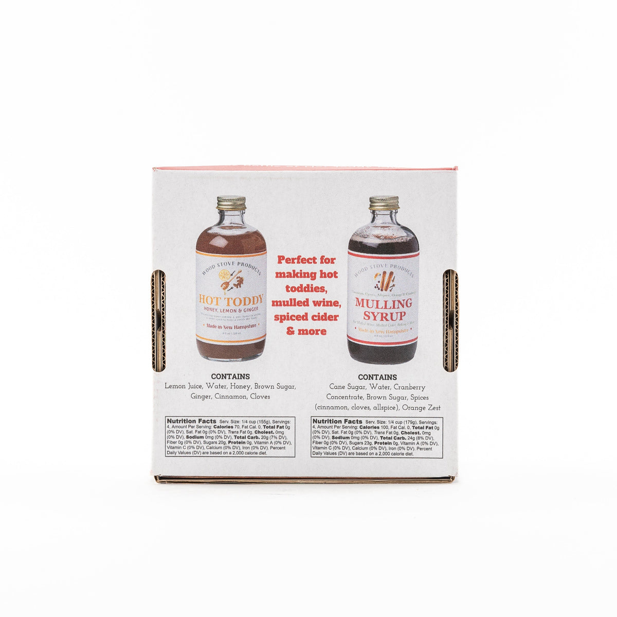 Winter Survival Kit: 8 fl oz Hot Toddy & 8 fl oz Mulling Syrup
